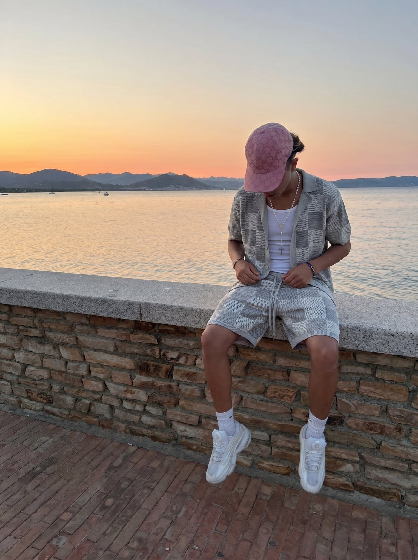 Alex M. wearing ESSNTL