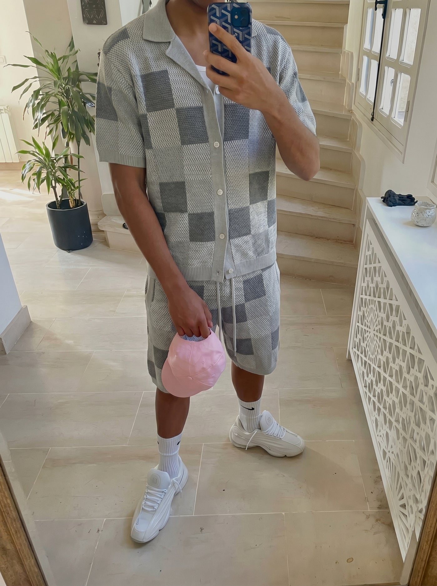 Lucas T. wearing ESSNTL