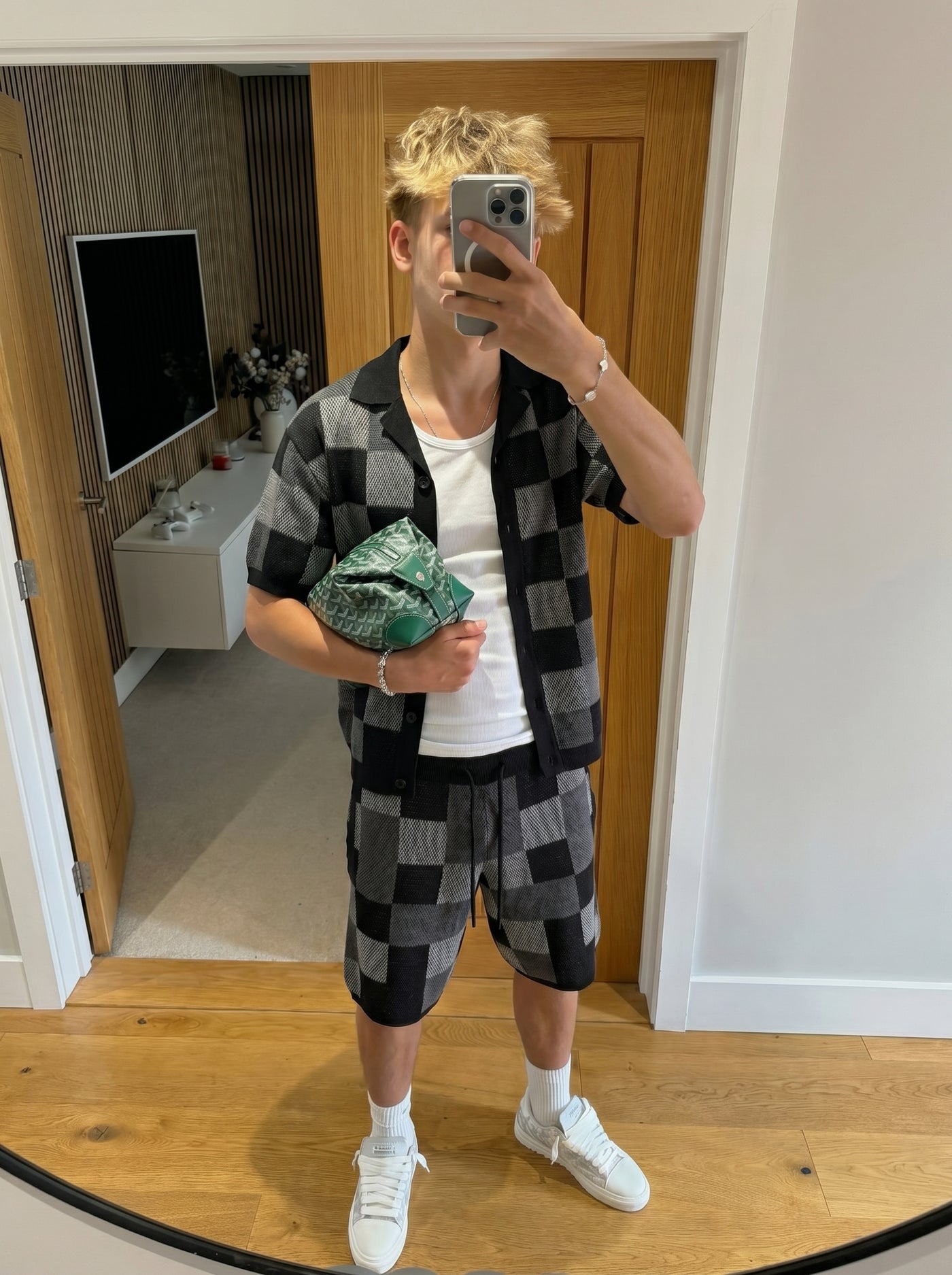 Marcus R. wearing ESSNTL