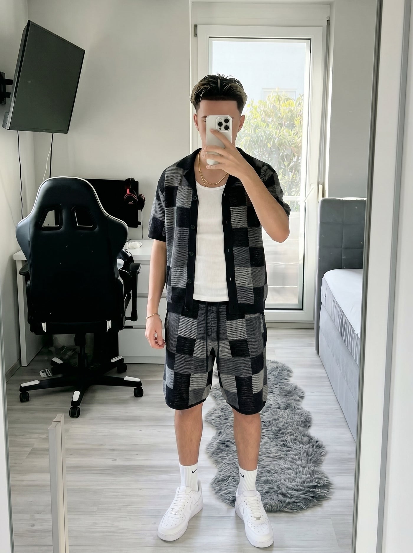 Ethan K. wearing ESSNTL
